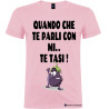 Maglietta uomo personalizzata veneta quando parli con me stai zitto colore rosa