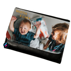 Portamonete personalizzato portafoglio 18x10 cm con nome o foto