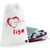 Sacca Borsa personalizzata stampa in alta risoluzione fronte e retro Lisa
