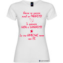 T-shirt personalizzata donna le tue amiche sono con te marito colore bianco