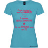 T-shirt personalizzata donna le tue amiche sono con te marito colore turchese