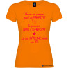 T-shirt personalizzata donna le tue amiche sono con te marito colore arancio