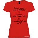 T-shirt personalizzata donna le tue amiche sono con te marito colore rosso