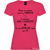 T-shirt personalizzata donna le tue amiche sono con te marito colore rosa fucsia