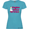 T-shirt personalizzata donna cugina della sposa addio al nubilato colore turchese