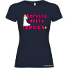 T-shirt personalizzata donna sorella della sposa addio al nubilato colore blu navy