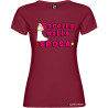 T-shirt personalizzata donna sorella della sposa addio al nubilato colore bordeaux