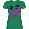 T-shirt personalizzata donna matrimonio addio al nubilato sorella colore verde