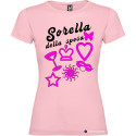 T-shirt personalizzata donna matrimonio addio al nubilato sorella colore rosa