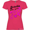 T-shirt personalizzata donna matrimonio addio al nubilato sorella colore rosa fucsia