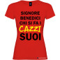 T-shirt personalizzata donna caxxi suoi Italian Style Diffusion®