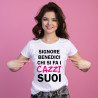 T-shirt personalizzata donna caxxi suoi Italian Style Diffusion®