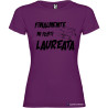 T-shirt personalizzata donna finalmente mi fosti laureata laurea colore viola