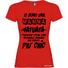 T-shirt personalizzata donna io sono una mamma tatuata chic colore rosso