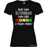T-shirt personalizzata donna nonna a tempo pieno non sono in pensione colore nero
