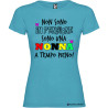 T-shirt personalizzata donna nonna a tempo pieno non sono in pensione colore turchese