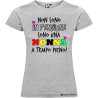 T-shirt personalizzata donna nonna a tempo pieno non sono in pensione colore grigio