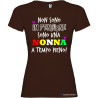 T-shirt personalizzata donna nonna a tempo pieno non sono in pensione colore marrone
