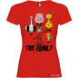 T-shirt personalizzata donna the family famiglia con nomi