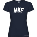 T-shirt personalizzata donna Milf Italian Style Diffusion® colore blu navy