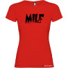 T-shirt personalizzata donna Milf Italian Style Diffusion® colore rosso