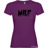 T-shirt personalizzata donna Milf Italian Style Diffusion® colore viola