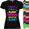T-shirt personalizzata donna solo le migliori mamme diventano fantastiche nonne colori