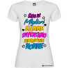 T-shirt personalizzata donna solo le migliori mamme diventano fantastiche nonne colore bianco