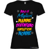 T-shirt personalizzata donna solo le migliori mamme diventano fantastiche nonne colore nero