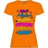 T-shirt personalizzata donna solo le migliori mamme diventano fantastiche nonne colore arancio