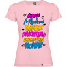T-shirt personalizzata donna solo le migliori mamme diventano fantastiche nonne colore rosa
