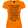 T-shirt personalizzata donna cosa voglio dalla vita colore arancio