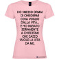 T-shirt personalizzata donna cosa voglio dalla vita