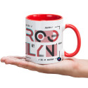 Tazza personalizzata mug manico colorato Ming mano