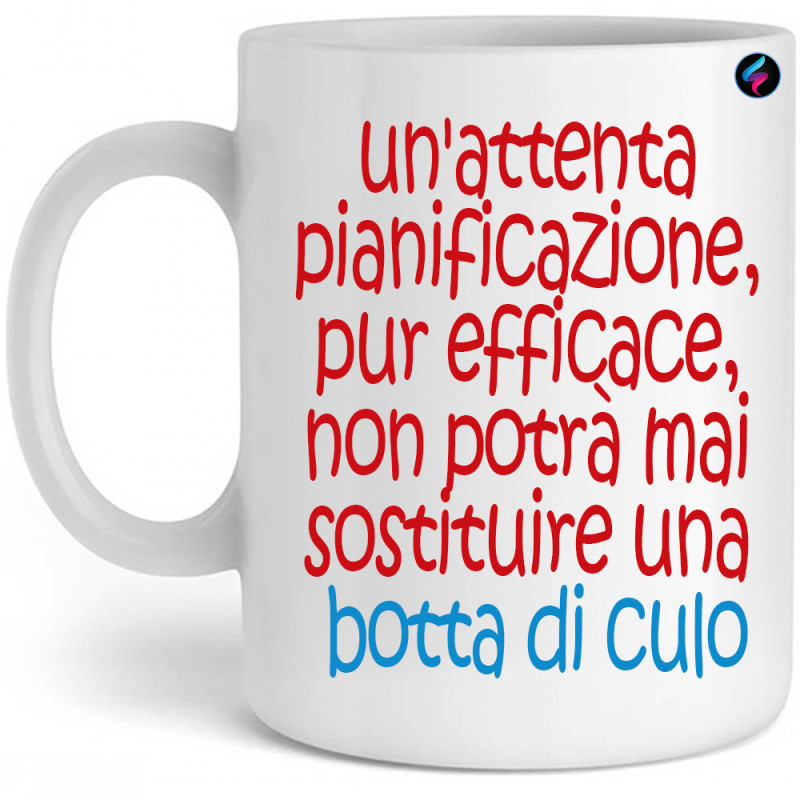 Tazza personalizzata simpatica in ceramica botta di culo