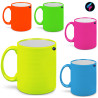 Tazza personalizzata fluorescente fluo mamma