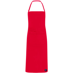 Grembiule personalizzato da cucina lungo Duca Italian Style Diffusion ® colore rosso