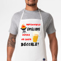 Grembiule personalizzato con grafica grigliare senza boccale