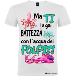 Maglietta personalizzata Veneto battezzà con l'acqua dei folpi magliette personalizzate a Padova veneto