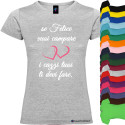 T-shirt personalizzata donna se vuoi campare felice