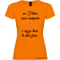 T-shirt personalizzata donna se vuoi campare felice