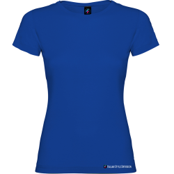 Maglietta donna personalizzata blu royal