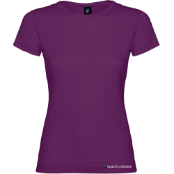 Maglietta donna personalizzata viola