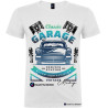 Maglietta personalizzata classic garage vintage con il nome