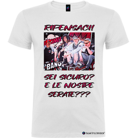 Ripensaci Sei Sicuro | T-shirt Personalizzata Addio al Celibato Fumetto