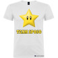 T-shirt personalizzata per addio al celibato con stella team sposo