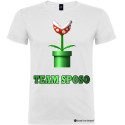 T-shirt personalizzata addio al celibato pianta super mario team sposo