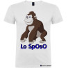 T-shirt personalizzata scimmia gorilla addio al celibato sposo