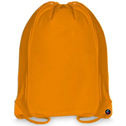 Sacca personalizzata fluorescente zainetto con stampa fronte e retro colore arancio