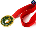 Medaglia personalizzata colore oro per premiazioni e gare